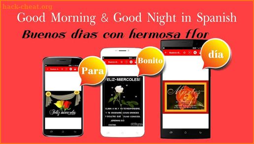 Spanish Good Morning Afternoon & Good Night Wishes screenshot