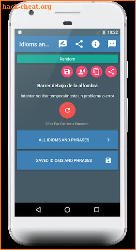 Spanish Idioms and Phrases - Idiomas y frases screenshot