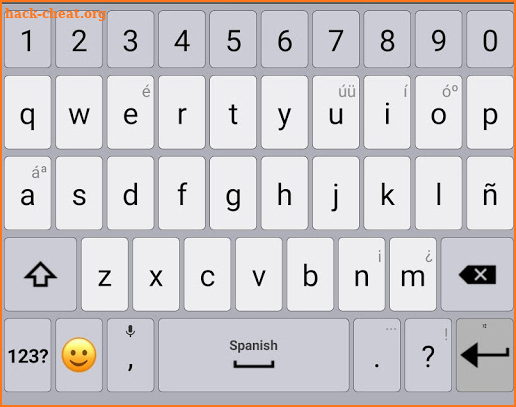 Spanish Language for AppsTech Keyboards screenshot