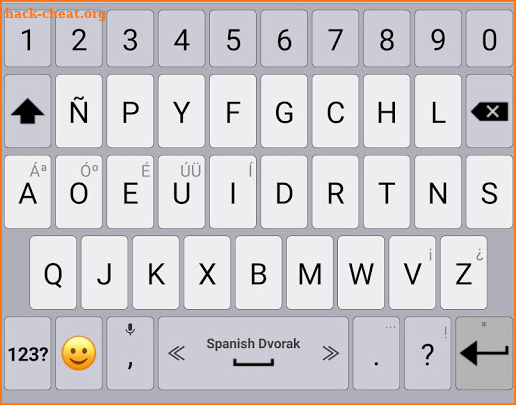Spanish Language for AppsTech Keyboards screenshot
