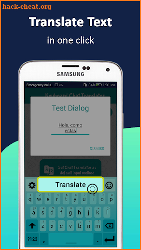 Spanish Text & Chat Translator - Spanish Keyboard screenshot