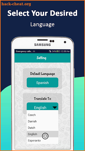 Spanish Text & Chat Translator - Spanish Keyboard screenshot