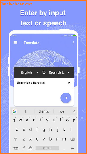 Spanish translator - Speech Text translator screenshot