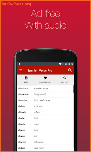 Spanish Verb Conjugator Pro screenshot