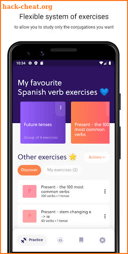 Spanish Verb Trainer: Learn verb conjugations screenshot