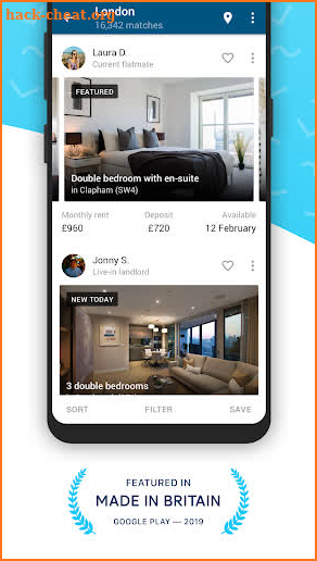 SpareRoom UK — Flatmate, Room & Property Finder screenshot