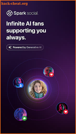 Spark - AI Social Network screenshot