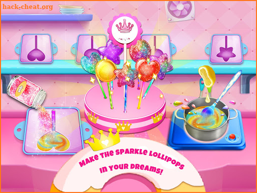 Sparkle Princess Candy Shop - Glitter Desserts! screenshot