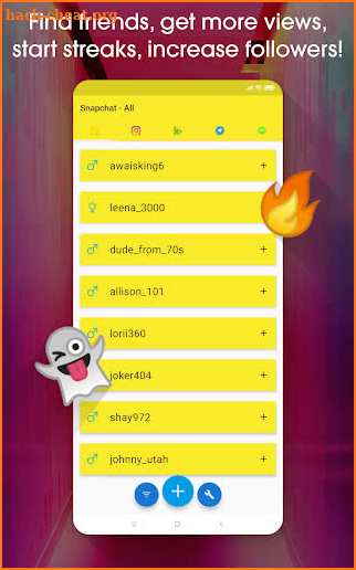 👋✨ AddMe — Find friends on Snapchat, Kik, Insta!✨ screenshot
