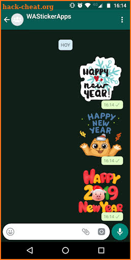 ✨🎇WAStickerApps - Happy New Year screenshot