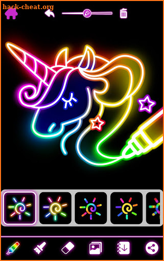 Sparkling Colors & Doodles screenshot