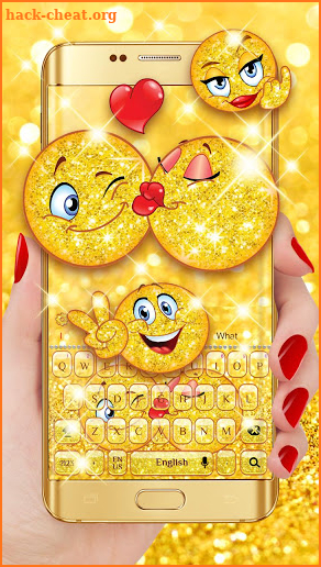 Sparkling emoji Keyboard screenshot