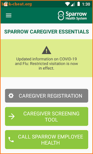 Sparrow Caregiver Essentials screenshot