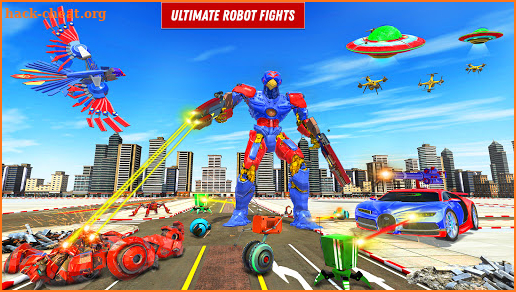 Sparrow Robot Car Games - Robot Transform Game screenshot