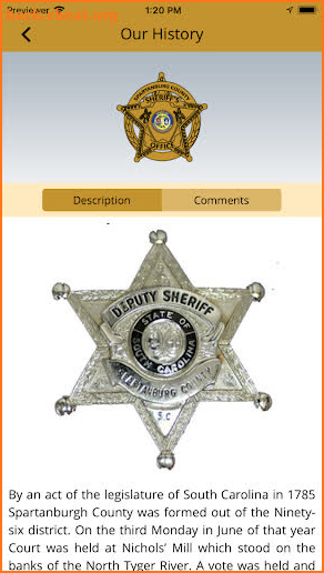 Spartanburg County Sheriff's screenshot