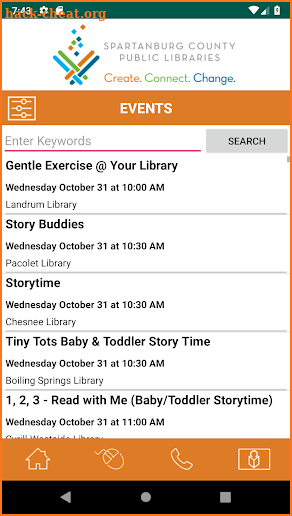 Spartanburg Public Library Mobile screenshot