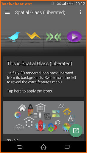 Spatial Glass (Liberated) screenshot