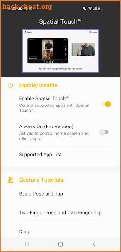 Spatial Touch™ screenshot