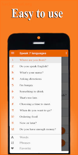 Speak 7 languages screenshot