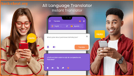 Speak and Translate app screenshot