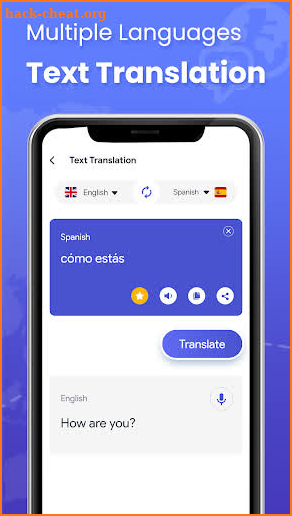 Speak and Translate: Interpret screenshot
