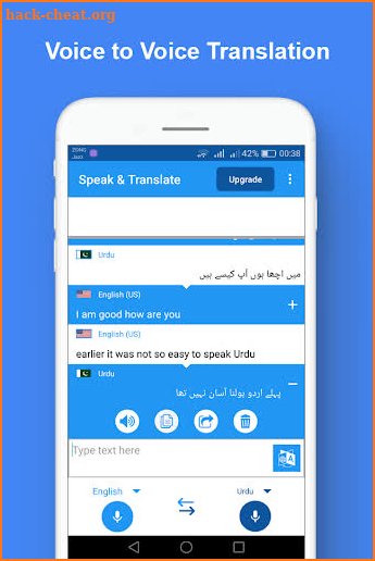 Speak and Translate Interpreter & Voice Translator screenshot