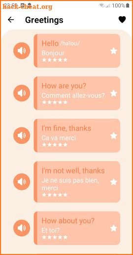 Speak English communication screenshot
