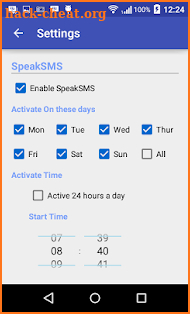 Speak SMS screenshot