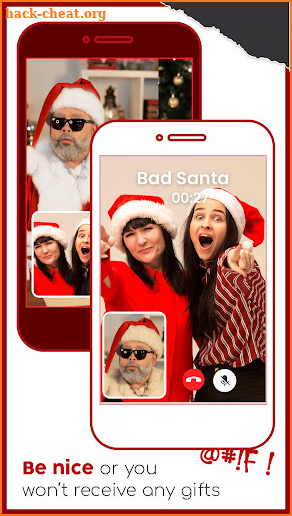 Speak to Bad Santa Claus - Christmas Video Call screenshot