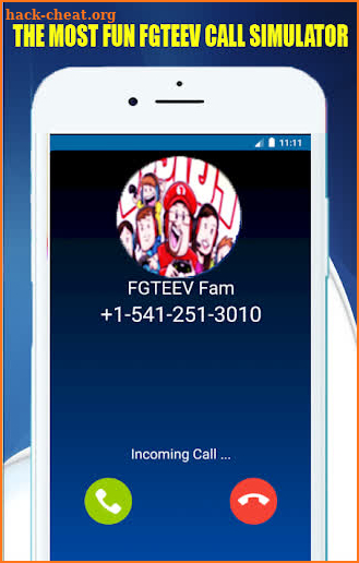 Speak to Fgteev Family Call and chat in simulator screenshot