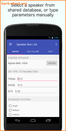 Speaker Box Lite screenshot