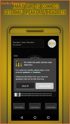 Speaker Volume Bass Booster EQ-Music Equalizer Pro screenshot