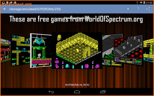 Speccy - Complete Sinclair ZX Spectrum Emulator screenshot