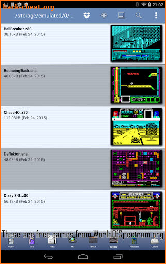 Speccy - ZX Spectrum Emulator screenshot
