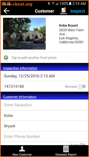 Spectacular Home Inspection System screenshot