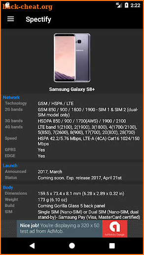 Spectify - Smartphone Specifications Finder screenshot