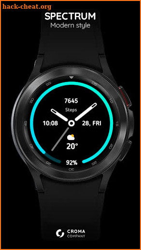Spectrum Watch Face Wear OS screenshot