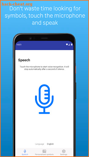 Speech To Symbol screenshot