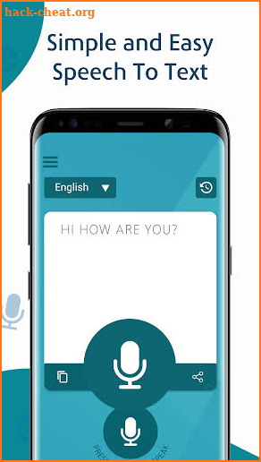 Speech to text - voice typing app screenshot