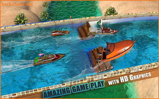 Speed Boat Racing Stunts & Water Surfing 3D Game screenshot