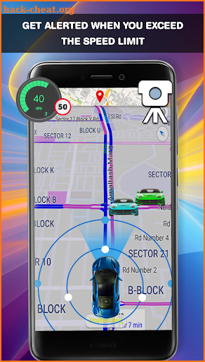 Speed Camera Detector: GPS Speedometer Speed Radar screenshot
