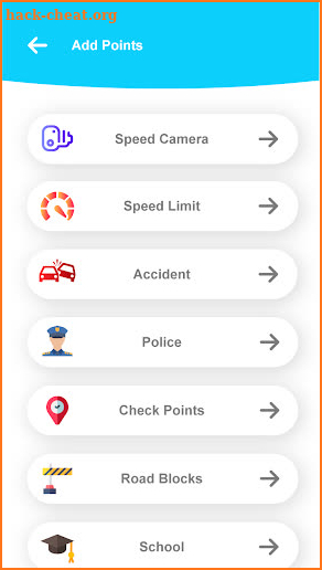 Speed Camera-Radar detector-Police camera-Radarbot screenshot