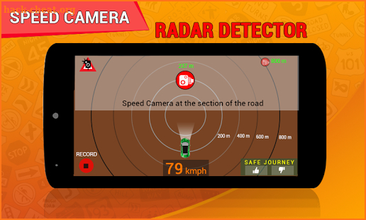 Speed Camera Radar on Road: Speedometer GPS & Maps screenshot