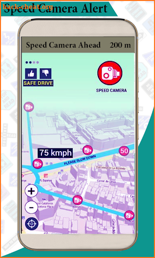 Speed Cameras Traffic Alerts : Radar & Speedometer screenshot