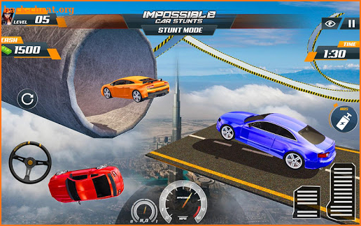 Speed Car Stunts 2018: Extreme Tracks Racing Games screenshot