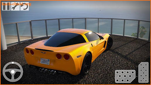 Speed Corvette Race Simulator screenshot