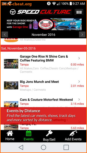 Speed Culture - Automotive Events screenshot