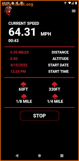 Speed Demon GPS Speedometer screenshot