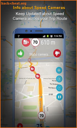 Speed Detector Camera: Live Alert & Route Recorder screenshot