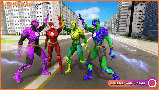 Speed Flash Superhero Fighting City Rescue screenshot